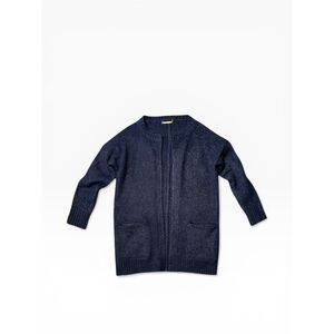 Juicy Couture Cardigan Women's XS Alpaca Wool Blue Knit Chunky City Sweater